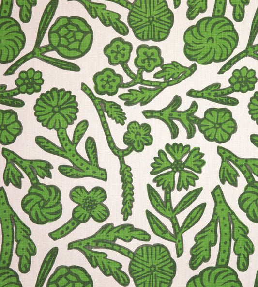 Day Fabric - Green - Christopher Farr Cloth - CF120 - 02 - Premier Wallcovering