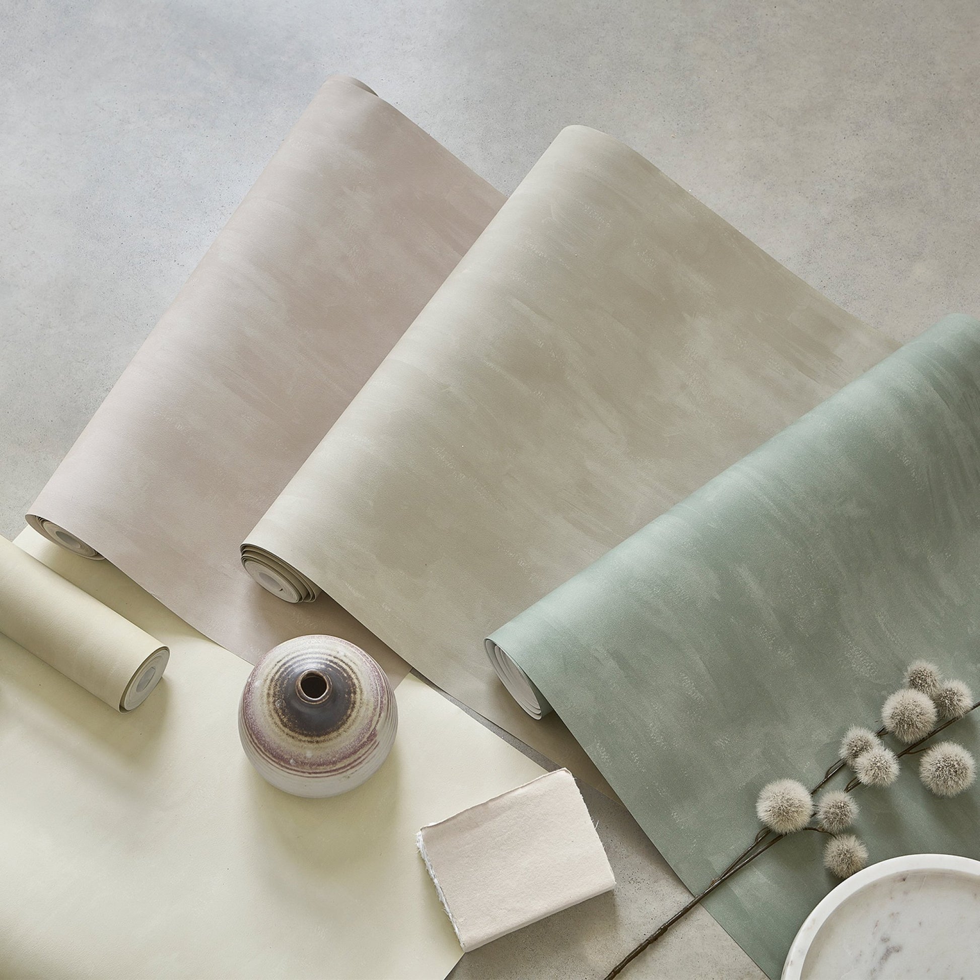 Daze Wallpaper - Cinder - Villa Nova - W634/03 - Premier Wallcovering
