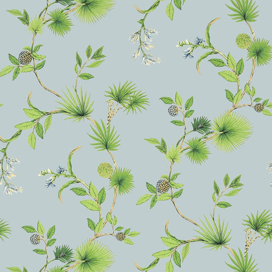 De Soto Wallpaper - Blue - Thibaut - T5767 - Premier Wallcovering