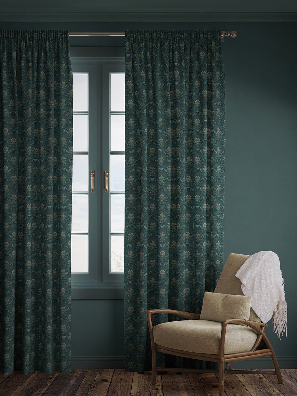 Deco Martini Recycled Velvet Fabric - Green Gold - Divine Savages - DVS069-DM-GR-GOLD-VEL - Premier Wallcovering
