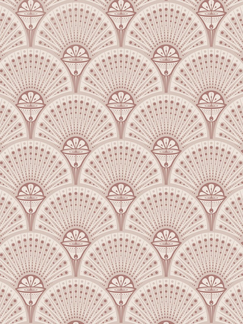Deco Martini Wallpaper - Rose Gold - Divine Savages - DVS065-DM-RGD-WR - Premier Wallcovering