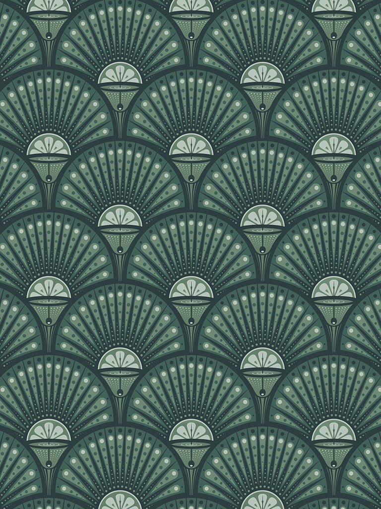 Deco Martini Wallpaper - Arsenic - Divine Savages - DVS014-DM-ARS-WR - Premier Wallcovering