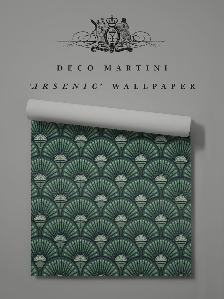Deco Martini Wallpaper - Arsenic - Divine Savages - DVS014-DM-ARS-WR - Premier Wallcovering