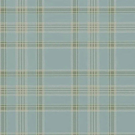 Deerpath Trail Plaid Wallpaper - Mist - Ralph Lauren - PRL5020/01 - Premier Wallcovering