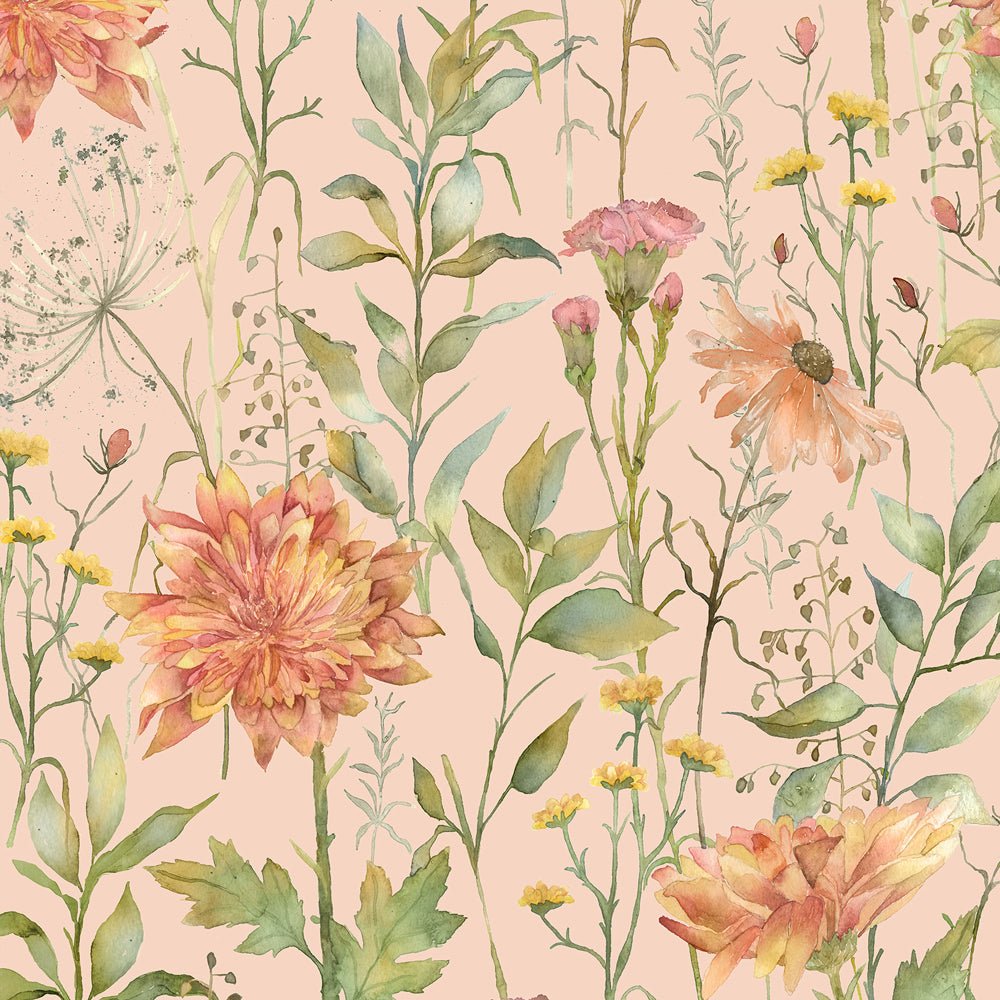 Delamere Wallpaper - Apricot - Voyage Maison - DELAMER/WPO/APR - Premier Wallcovering