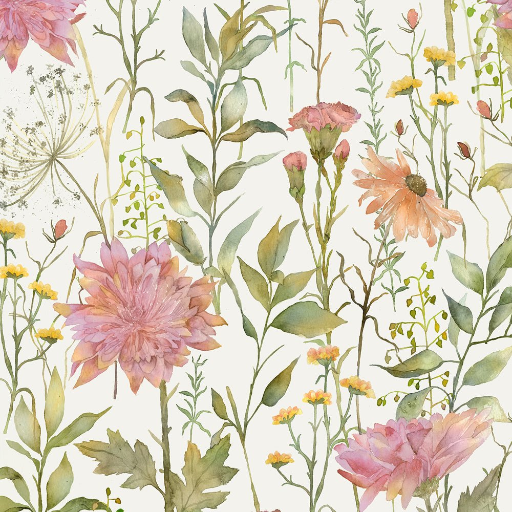 Delamere Wallpaper - Blossom - Voyage Maison - DELAMER/WPO/BLO - Premier Wallcovering