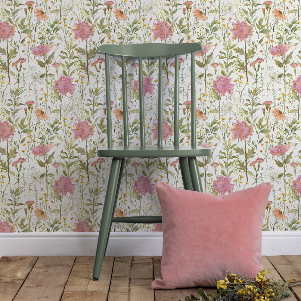 Delamere Wallpaper - Blossom - Voyage Maison - DELAMER/WPO/BLO - Premier Wallcovering