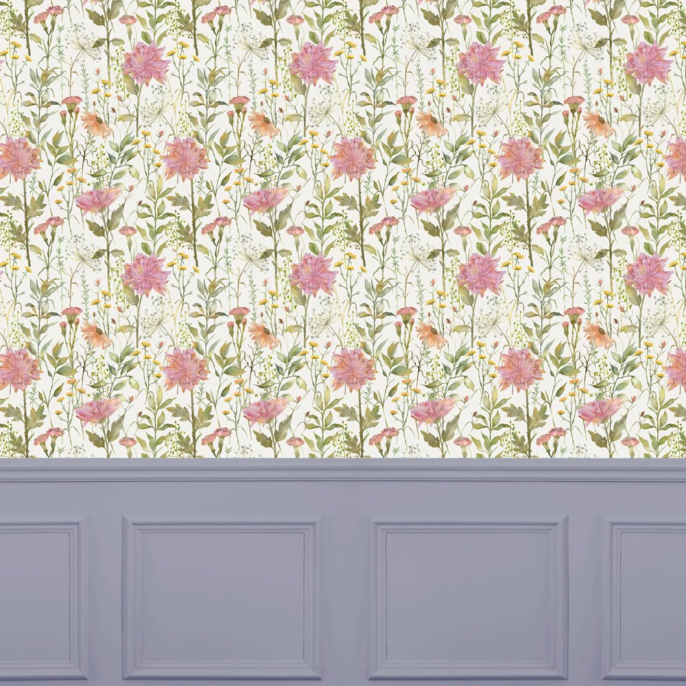 Delamere Wallpaper - Blossom - Voyage Maison - DELAMER/WPO/BLO - Premier Wallcovering