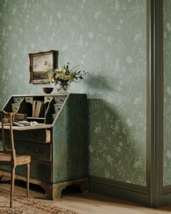 Delancey Wallpaper - Pale Blue - Colefax & Fowler - 07128/06 - Premier Wallcovering