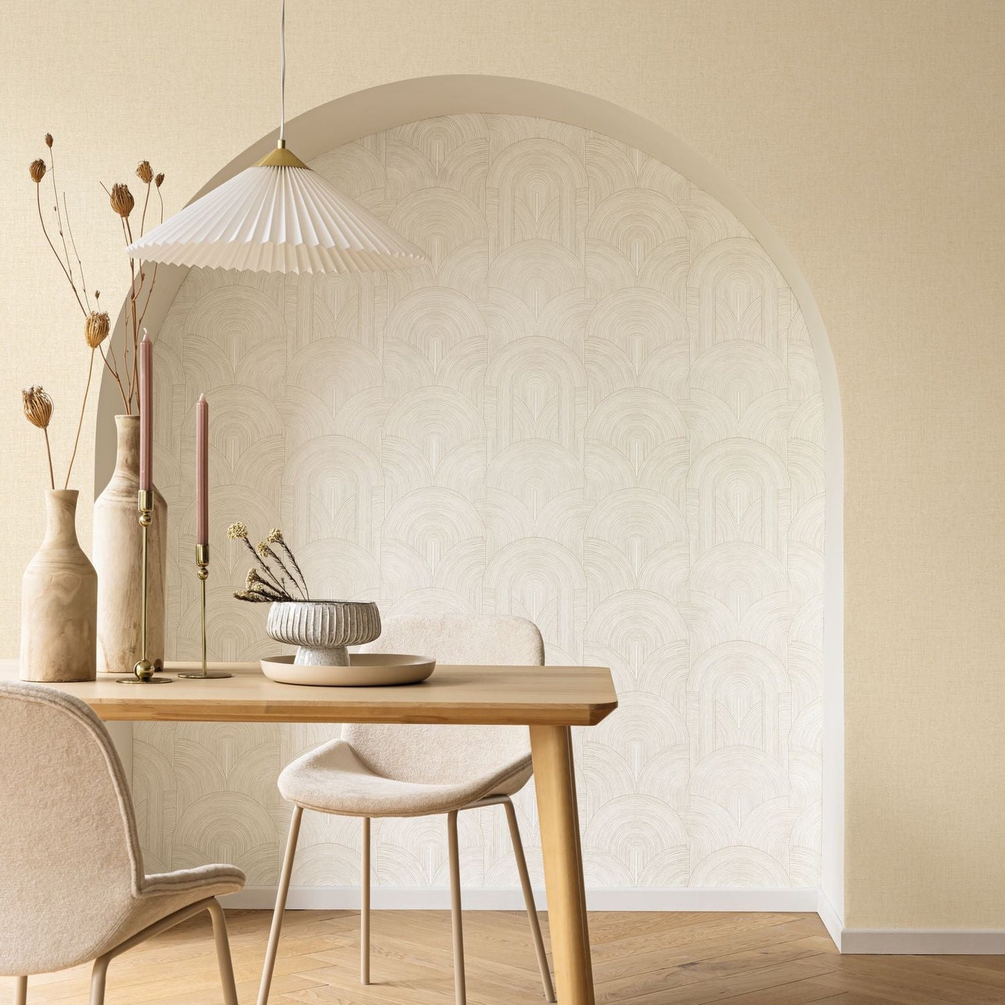 Delicacy Wallpaper - Gris - Caselio - 106569090 - Premier Wallcovering