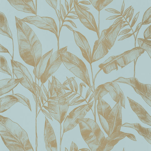 Delicate Wallpaper - Smoke Blue - Caselio - 102636002 - Premier Wallcovering