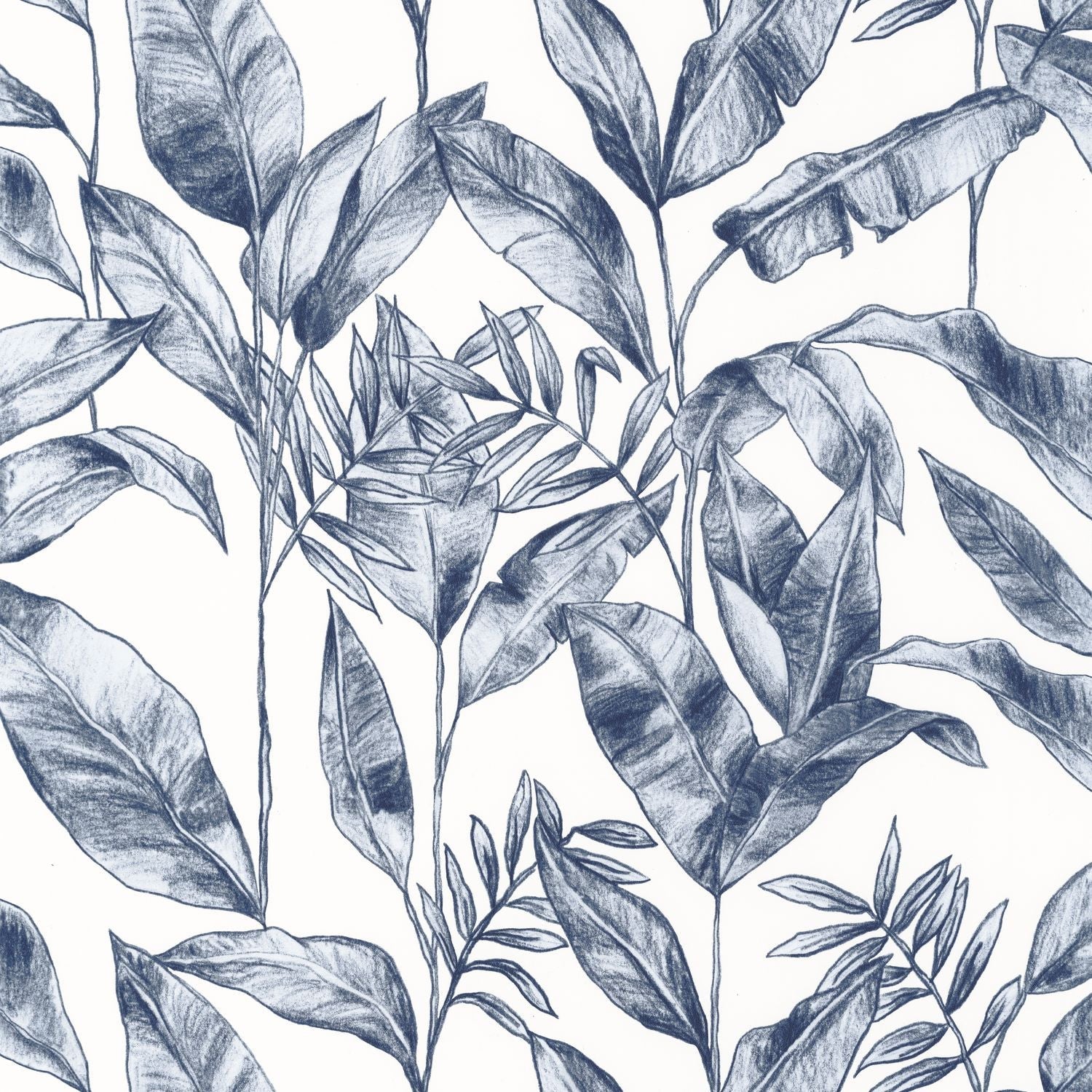 Delicate Wallpaper - Midnight Blue - Caselio - 102636225 - Premier Wallcovering