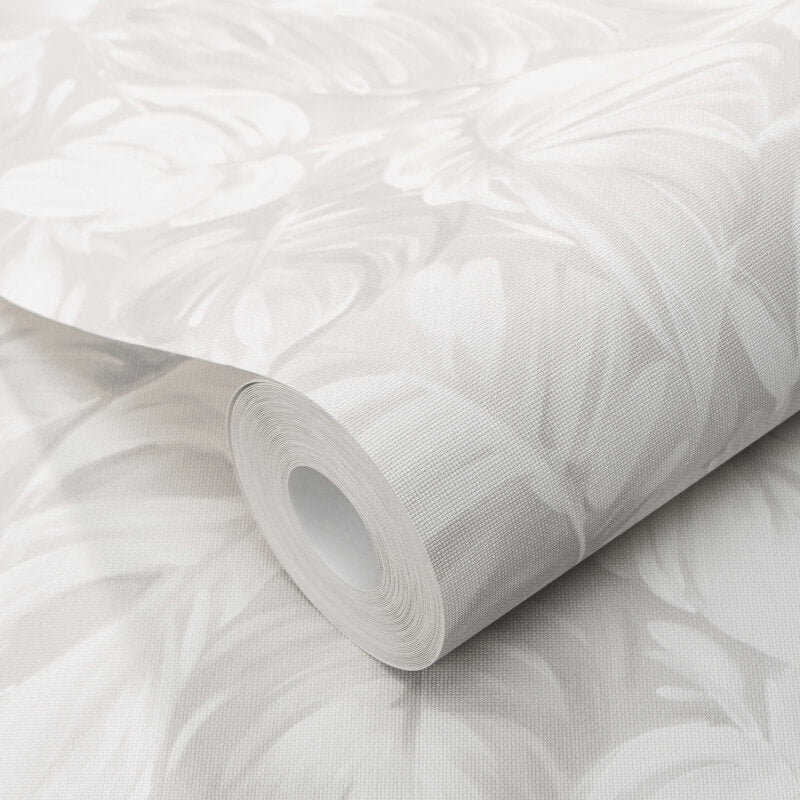 Deliciosa Leaves Wallpaper - Grey - Erismann - 10416 - 10 - Premier Wallcovering