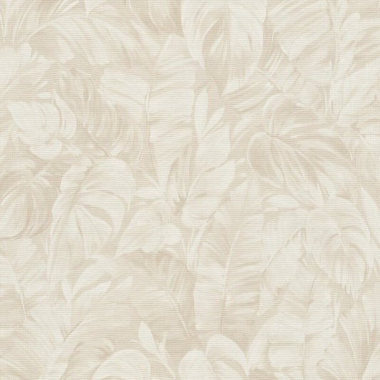 Deliciosa Leaves Wallpaper - Beige - Erismann - 10416 - 02 - Premier Wallcovering