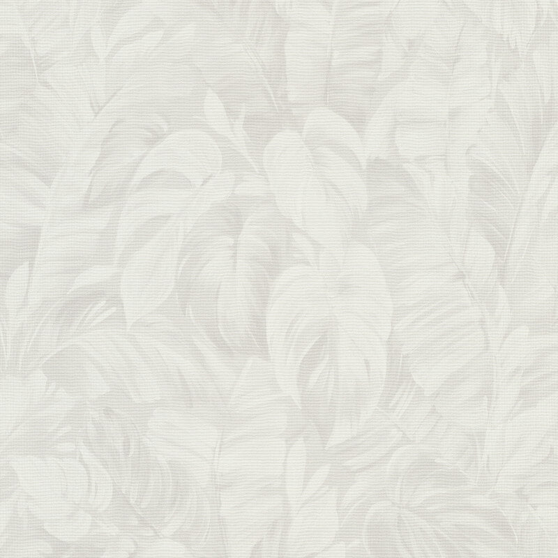 Deliciosa Leaves Wallpaper - Light Grey - Erismann - 10416 - 31 - Premier Wallcovering