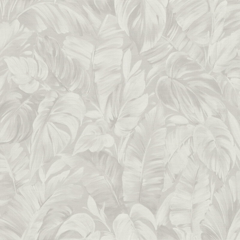 Deliciosa Leaves Wallpaper - Grey - Erismann - 10416 - 10 - Premier Wallcovering
