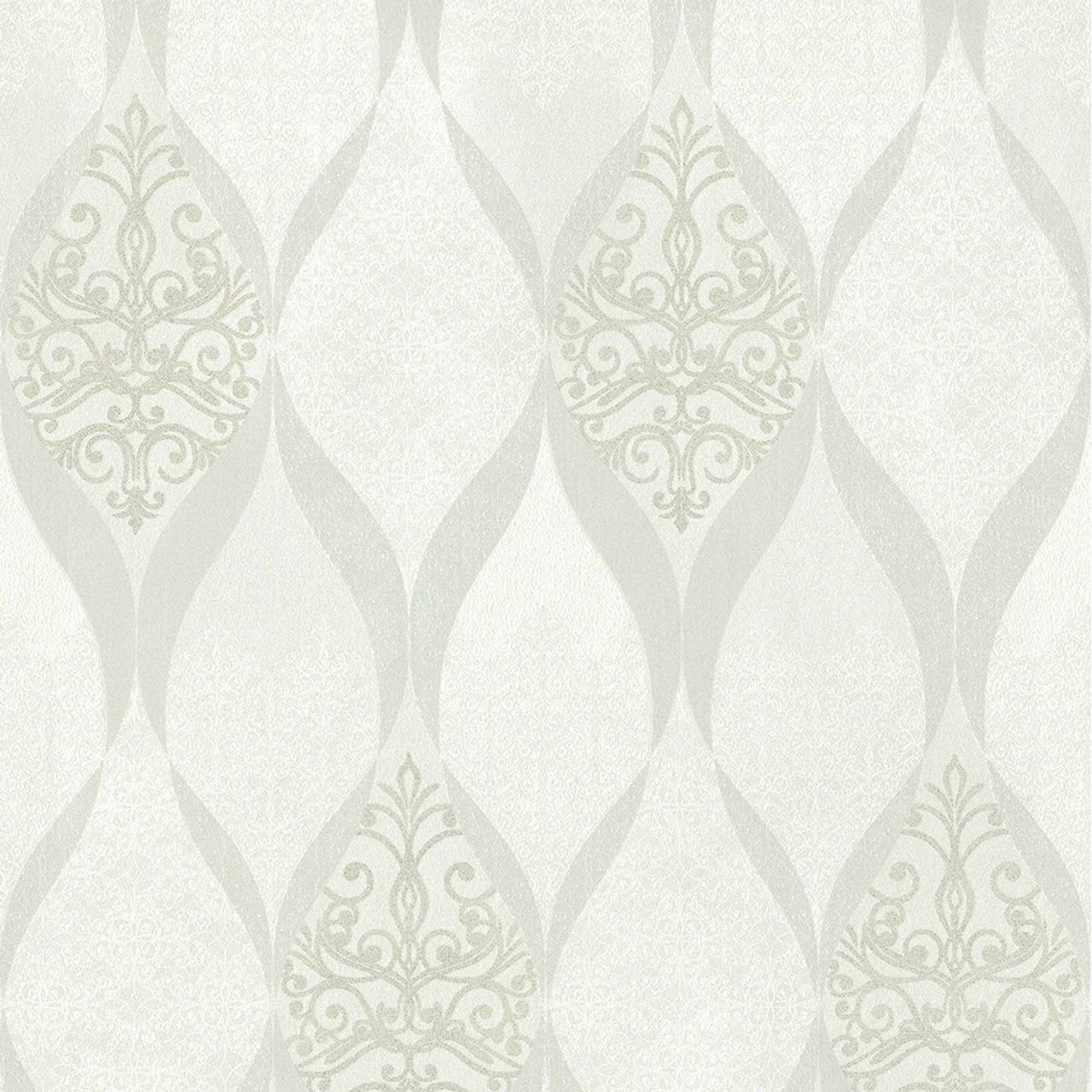 Deluxe Maria Kretschmer Wallpaper - Ivory - P+S International - 41006 - 10 - Premier Wallcovering