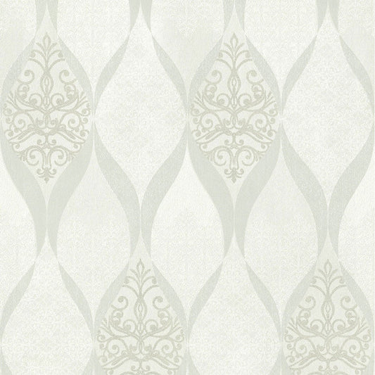 Deluxe Maria Kretschmer Wallpaper - Ivory - P+S International - 41006 - 10 - Premier Wallcovering