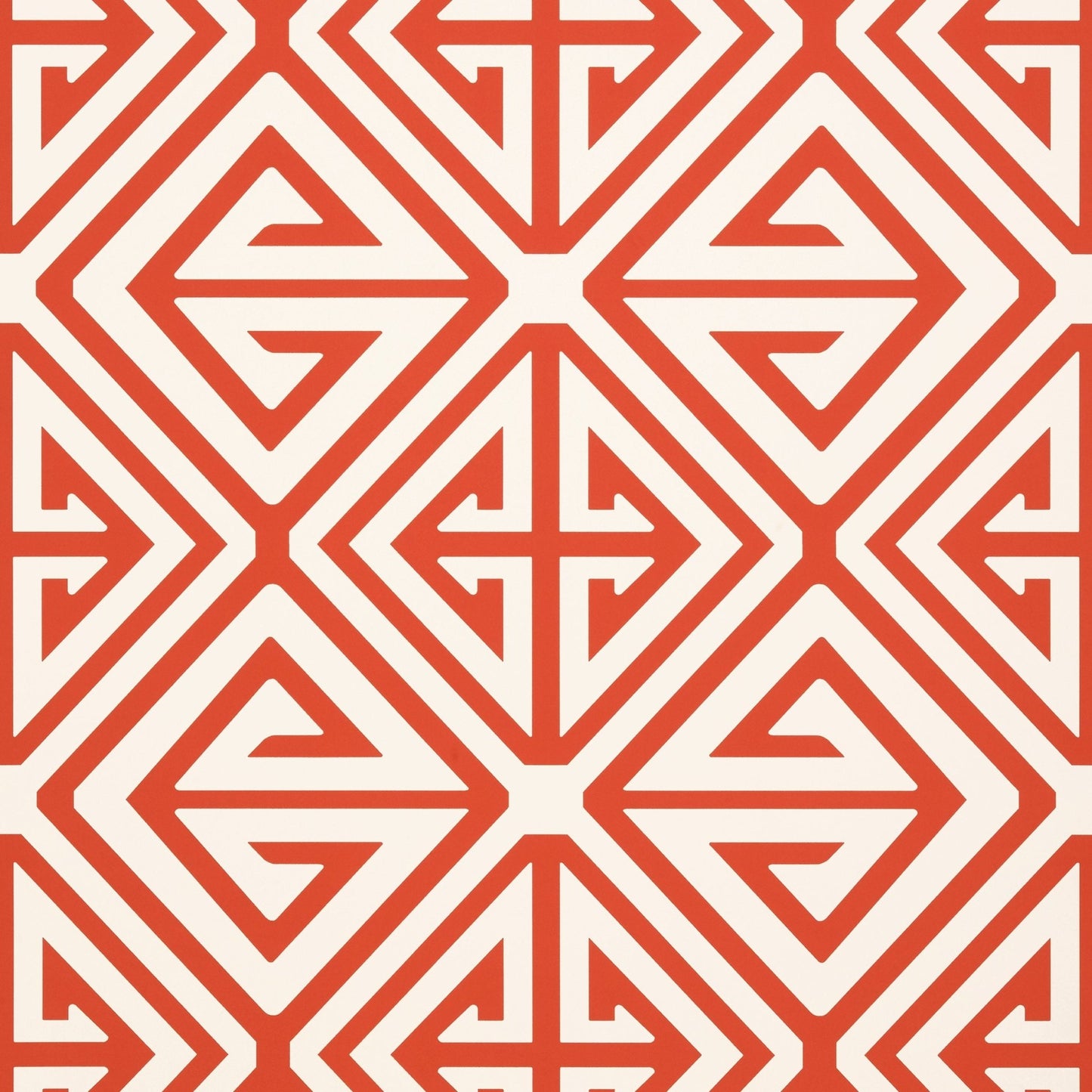 Demetrius Wallpaper - Coral - Thibaut - T24306 - Premier Wallcovering