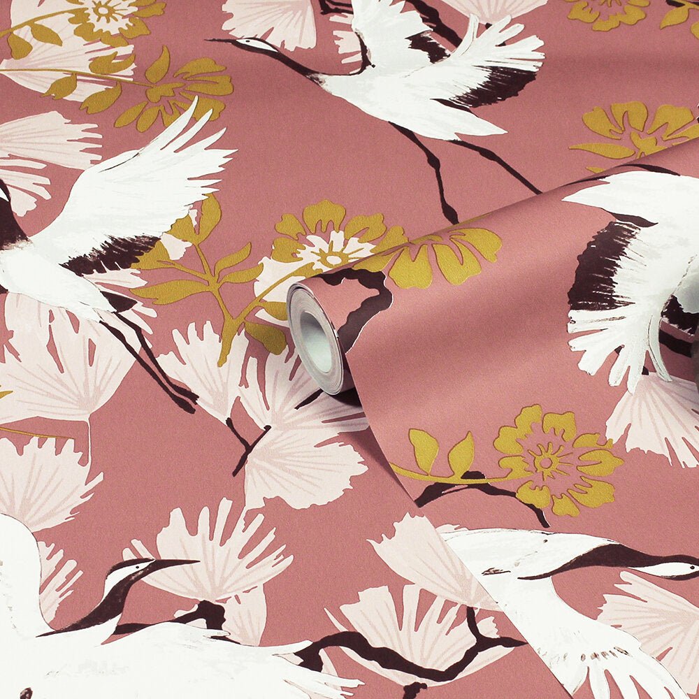 Demoiselle Wallpaper - Blush - Furn - DEMOISE/WP1/BLS - Premier Wallcovering