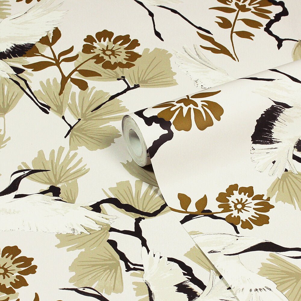 Demoiselle Wallpaper - Natural - Furn - DEMOISE/WP1/NAT - Premier Wallcovering
