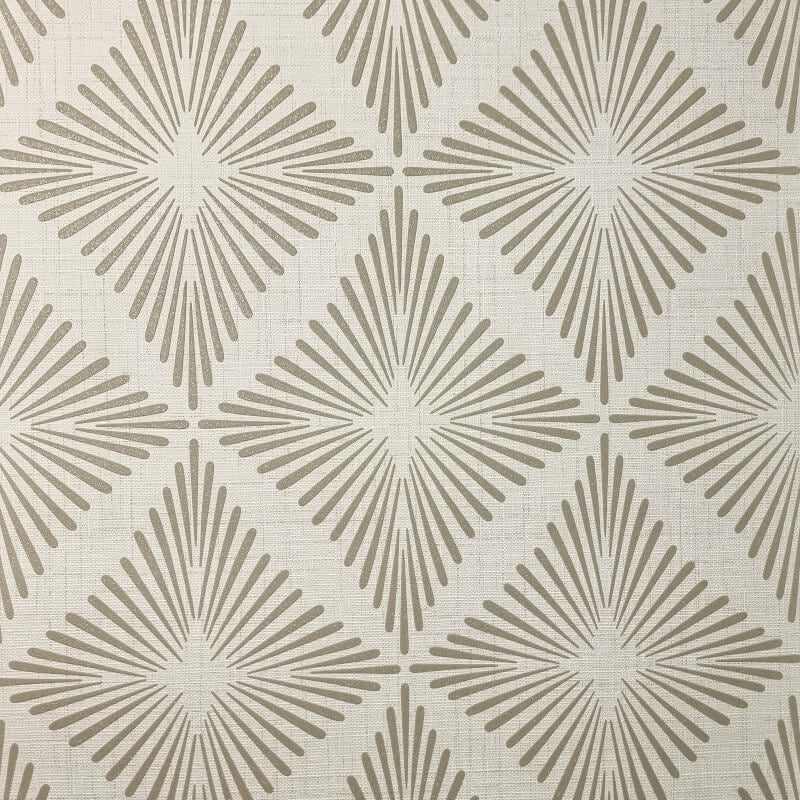 Denver Geometric Diamond Wallpaper - Natural - Fine Décor - FD43749 - Premier Wallcovering