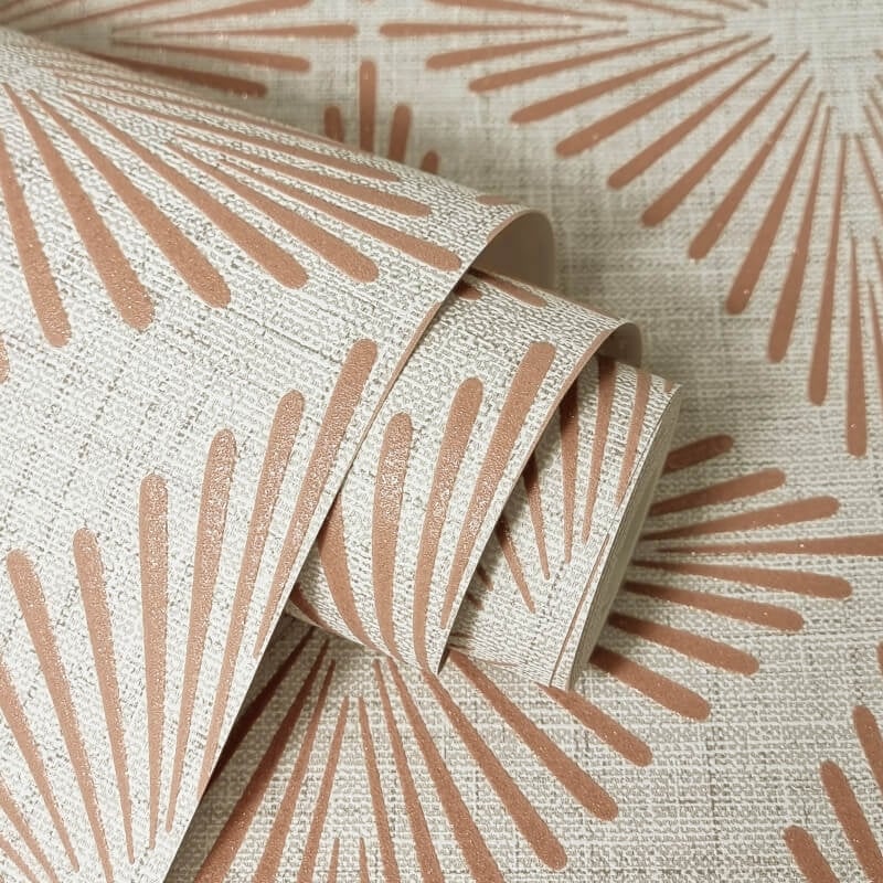 Denver Geometric Diamond Wallpaper - Stone - Fine Décor - FD43748 - Premier Wallcovering