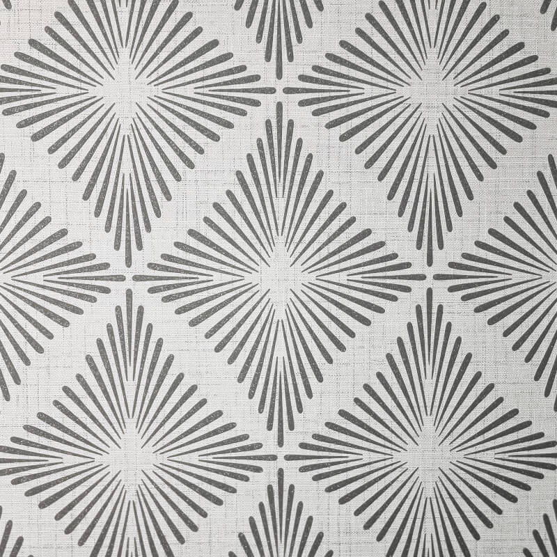 Denver Geometric Diamond Wallpaper - Grey - Fine Décor - FD43747 - Premier Wallcovering