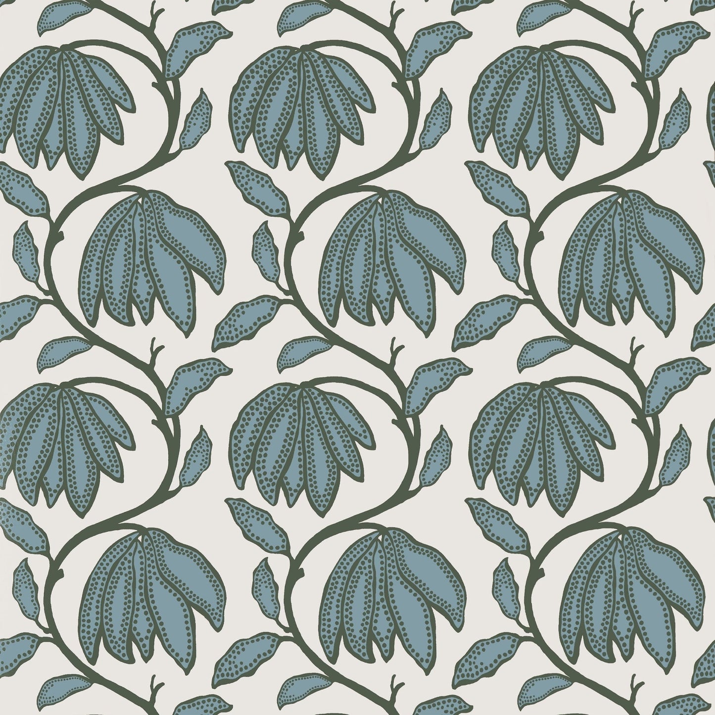 Desert Flower Wallpaper - Wild Sage - Thibaut - T12008 - Premier Wallcovering