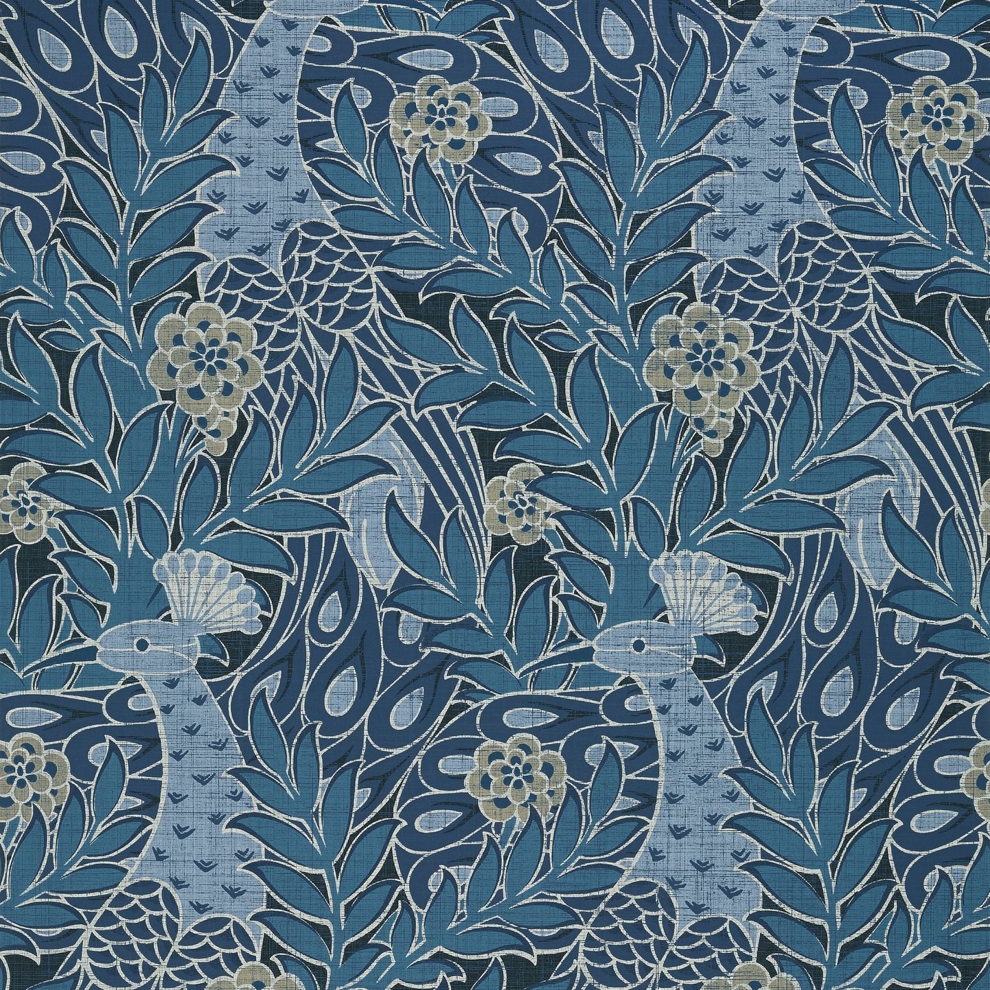Desmond Wallpaper - Navy - Thibaut - T2918 - Premier Wallcovering