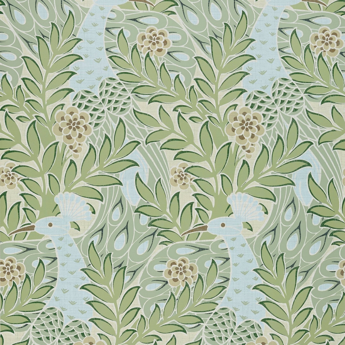 Desmond Wallpaper - Aqua & Green - Thibaut - T2922 - Premier Wallcovering