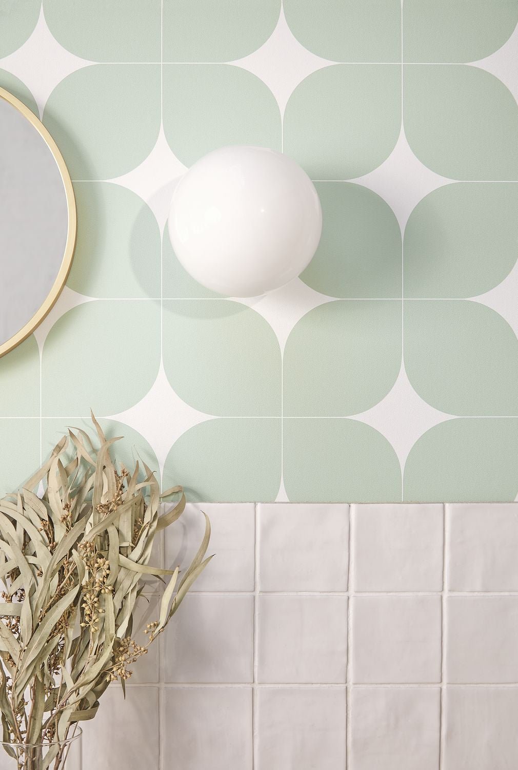 Detour Wallpaper - Vert D'eau - Caselio - 105040708 - Premier Wallcovering