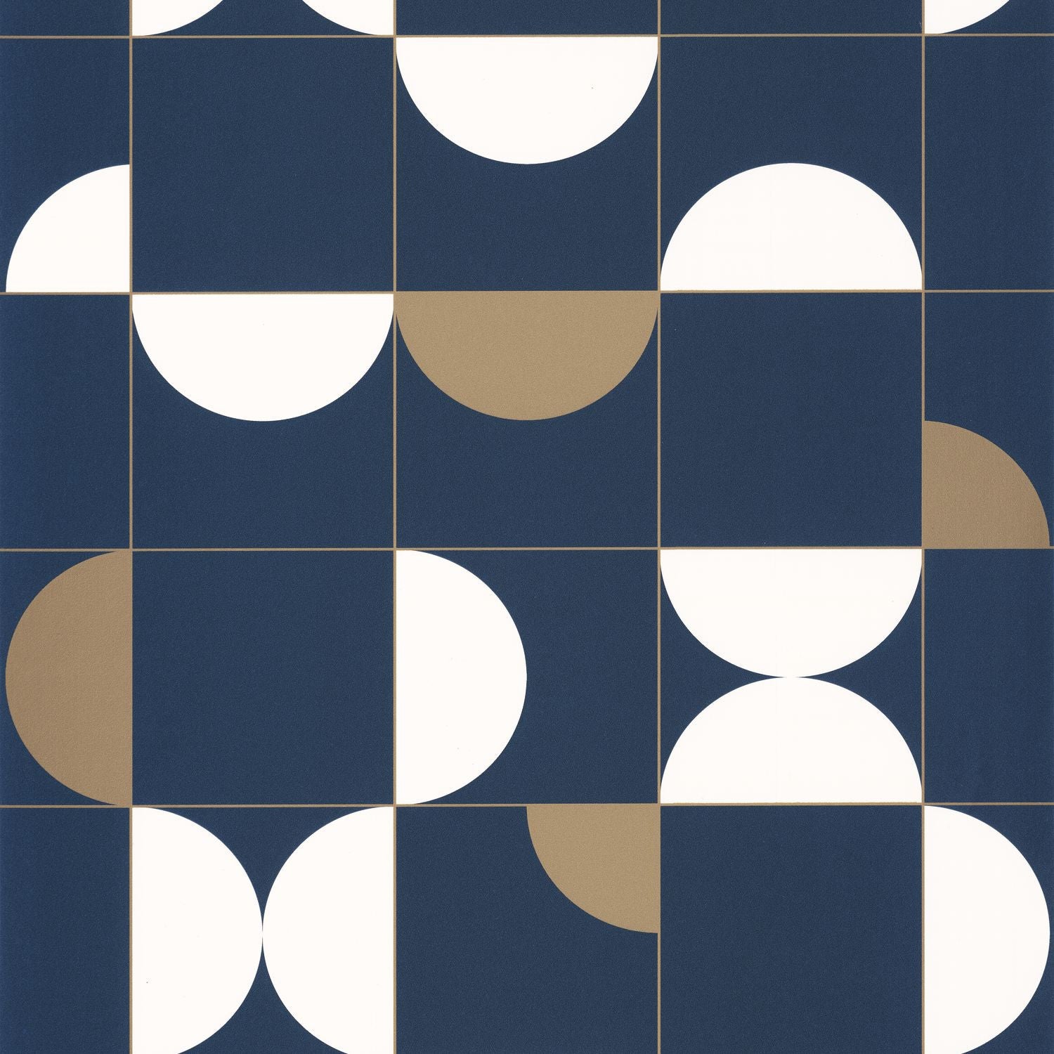Diabolo Wallpaper - Midnight Blue  - Caselio - 102666225 - Premier Wallcovering