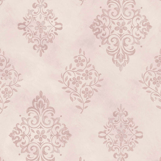 Diamond Motif Wallpaper - Shabby Chic - 125136 - Premier Wallcovering