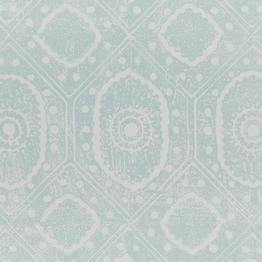 Diamond Wallpaper - Aqua - Blithfield - 900-01 - Premier Wallcovering