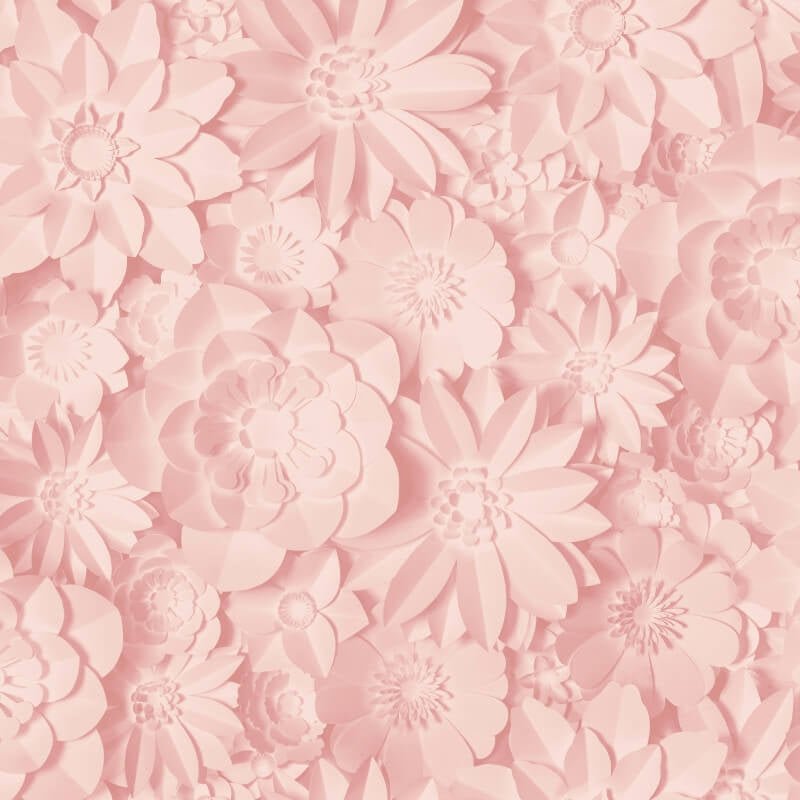 Dimensions 3D Effect Floral Wallpaper - Rose Pink - Fine Décor - FD42555 - Premier Wallcovering