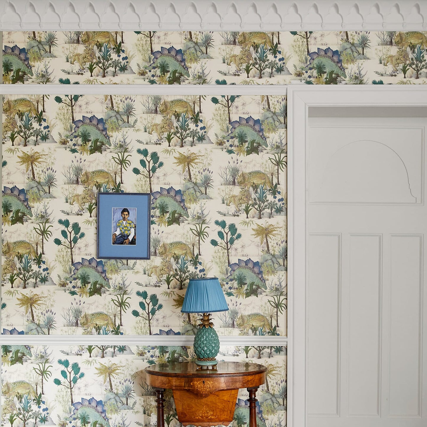 Dinosauria Wallpaper - Ecru - House of Hackney - 1 - WA - DIN - DI - ECR - XXX - Premier Wallcovering