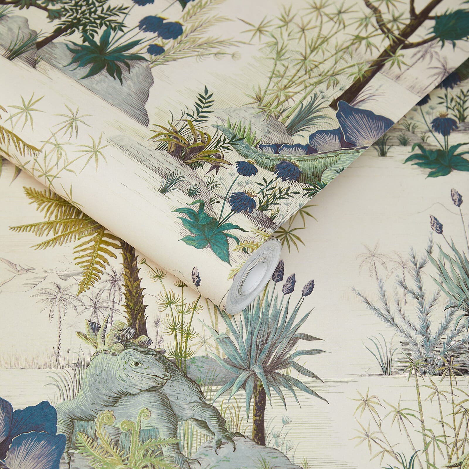 Dinosauria Wallpaper - Ecru - House of Hackney - 1 - WA - DIN - DI - ECR - XXX - Premier Wallcovering