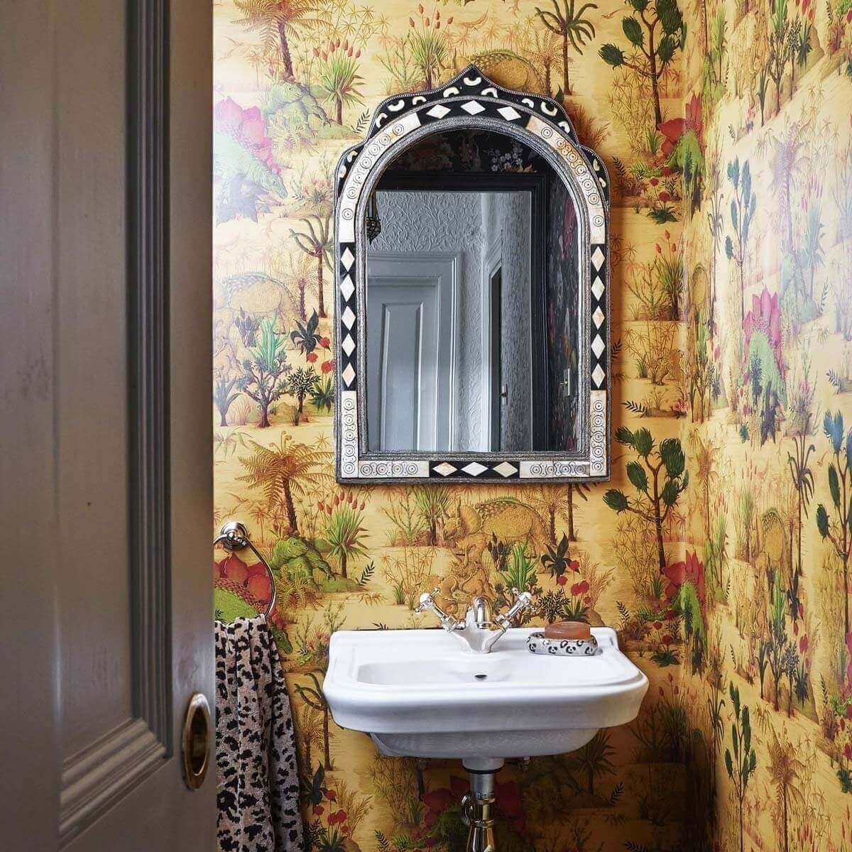 Dinosauria Wallpaper - Turmeric - House of Hackney - 1 - WA - DIN - DI - TUR - XXX - Premier Wallcovering