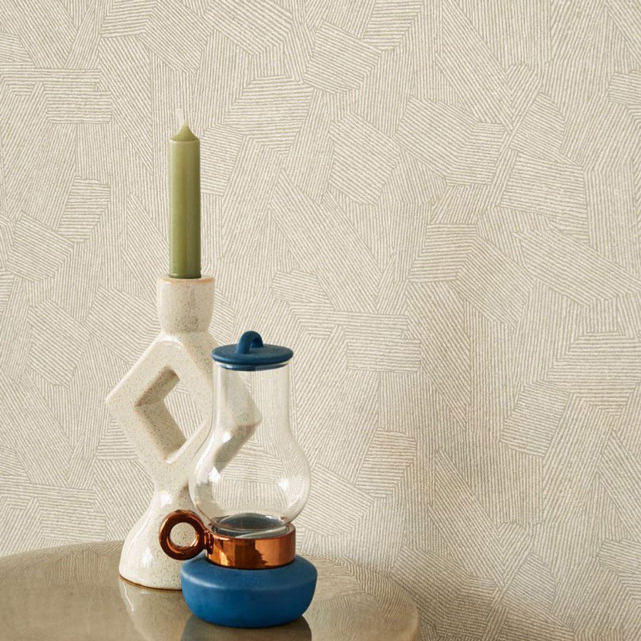 Direction Twist Wallpaper - Sage - Eijffinger - 318007 - Premier Wallcovering