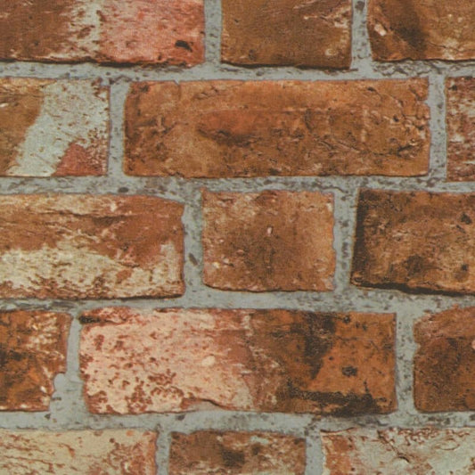 Distinctive Brick Wallpaper - Red/Brown - Fine Décor - FD31045 - Premier Wallcovering