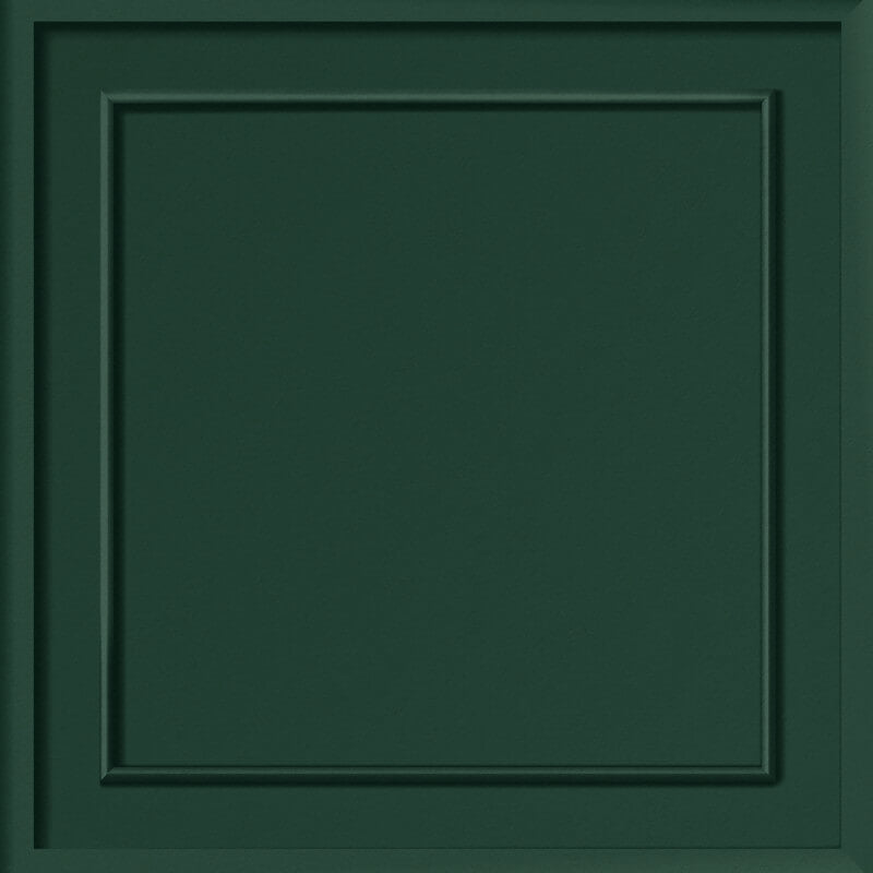 Distinctive Square Panel Wallpaper - Emerald - Fine Décor - FD43469 - Premier Wallcovering