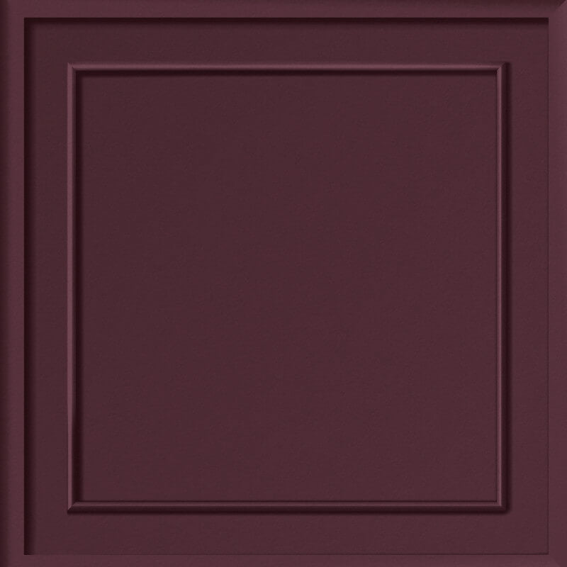 Distinctive Square Panel Wallpaper - Mulberry - Fine Décor - FD43468 - Premier Wallcovering