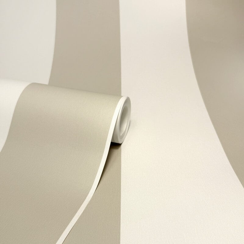 Distinctive Stripe Wallpaper - Natural - Fine Décor - FD43682 - Premier Wallcovering