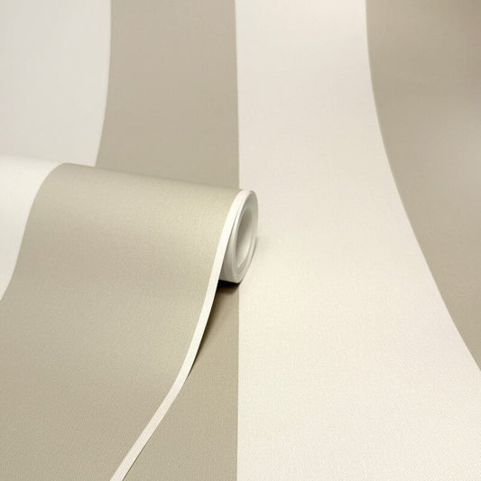 Distinctive Stripe Wallpaper - Natural - Fine Décor - FD43682 - Premier Wallcovering