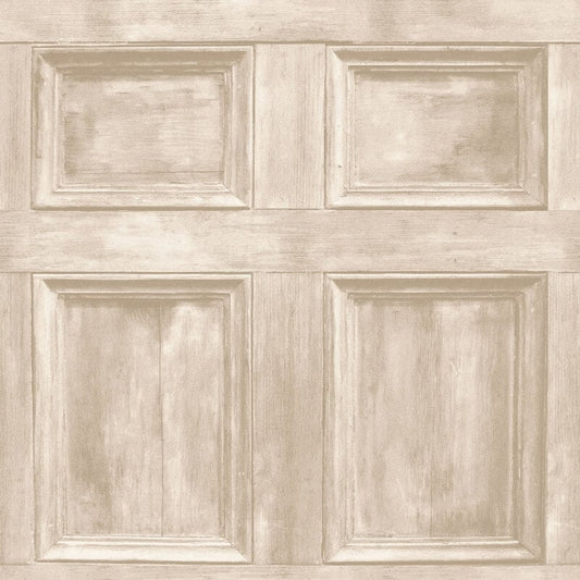 Distinctive Wood Panel Wallpaper - Cream - Fine Décor - FD31054 - Premier Wallcovering