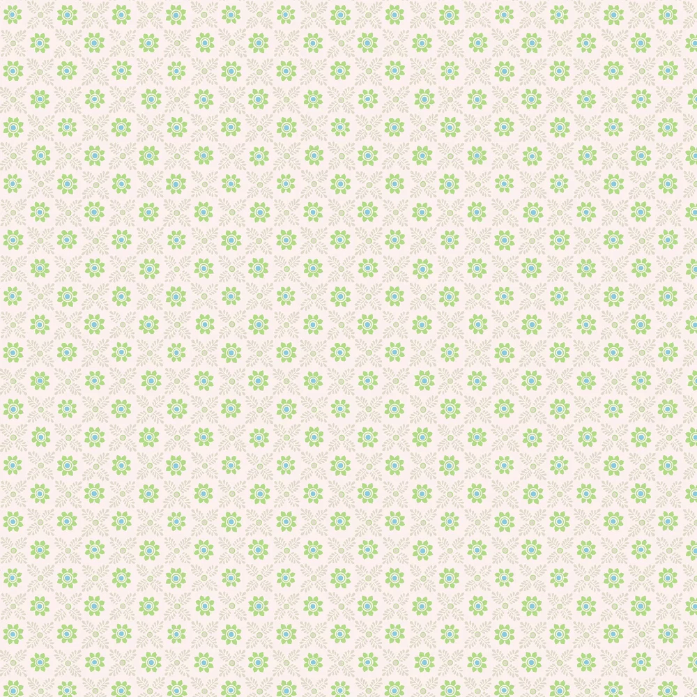 Ditsy Block Wallpaper - Phthalo - Little Greene - 0267DIPHTHA - Premier Wallcovering