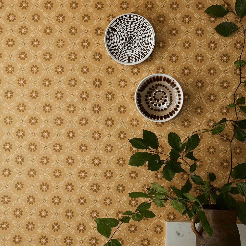 Ditsy Block Wallpaper - Bombolone - Little Greene - 0267DIBOMBO - Premier Wallcovering