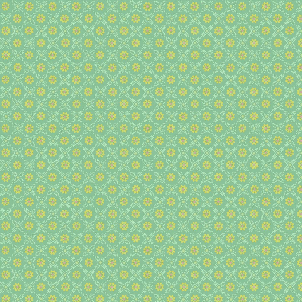 Ditsy Block Wallpaper - Green Verditer - Little Greene - 0267DIGREEN - Premier Wallcovering