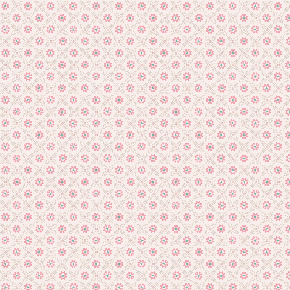 Ditsy Block Wallpaper - Carmine - Little Greene - 0267DICARMI - Premier Wallcovering
